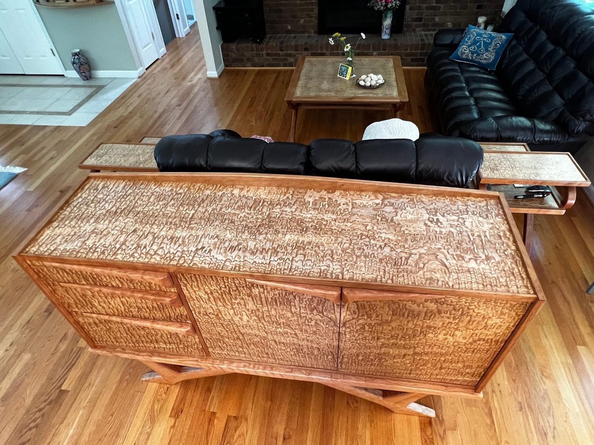 Live-Edge Credenza